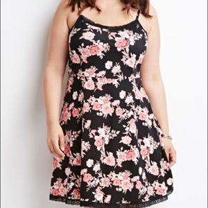 Spring floral dress
